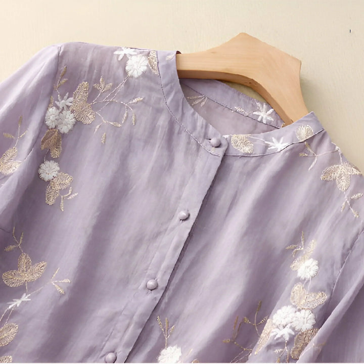 Marie™ Floral Button Blouse