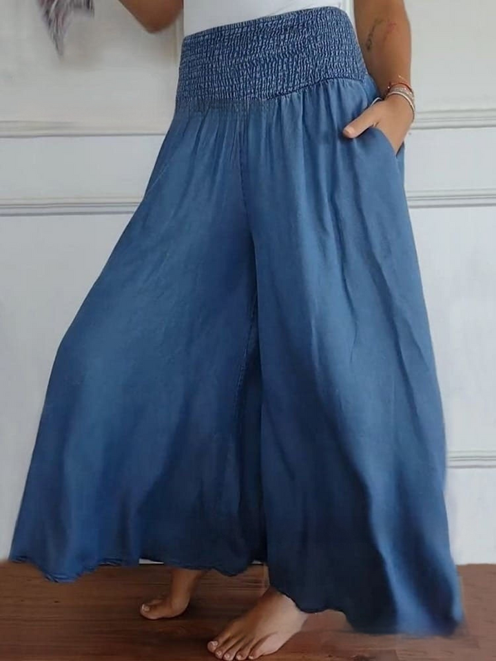 Women's Cotton Wide Leg Pants