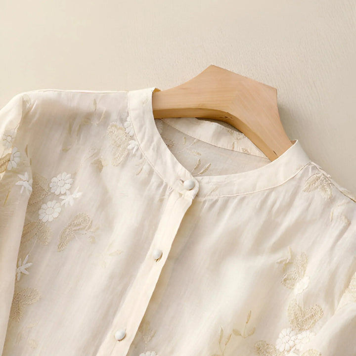 Marie™ Floral Button Blouse