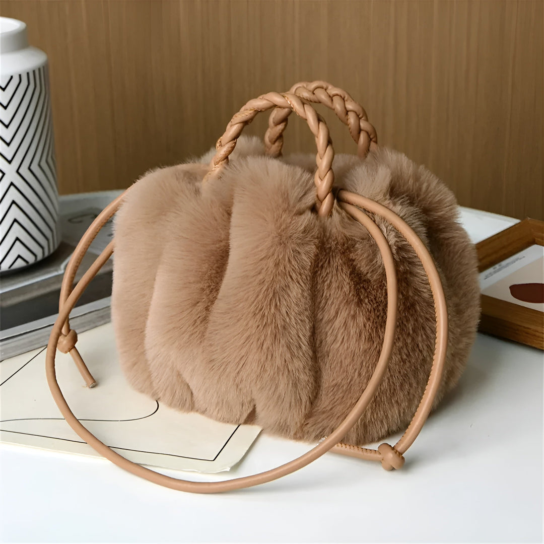 Amber - Faux Fur Handbag