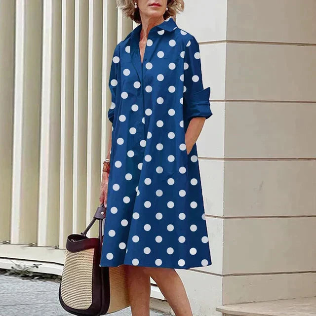 Donna™ Elegant Shirt Dress