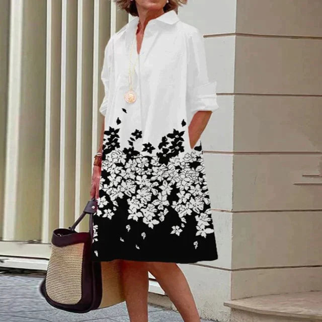 Donna™ Elegant Shirt Dress