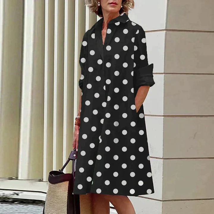 Donna™ Elegant Shirt Dress