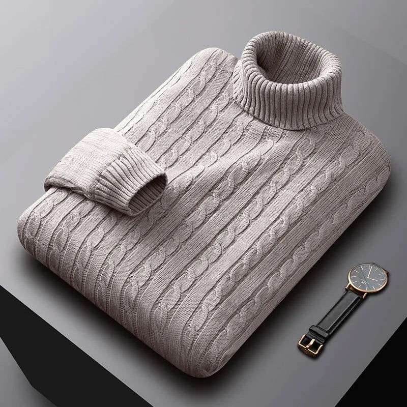 Anthony - Knitted Roll Neck Jumper